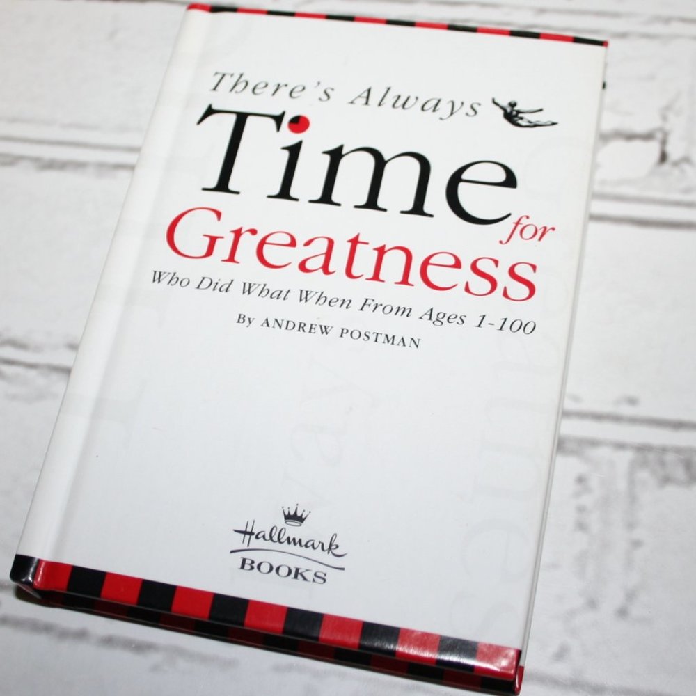 Hardcover There's always a time for greatness Book (bb)